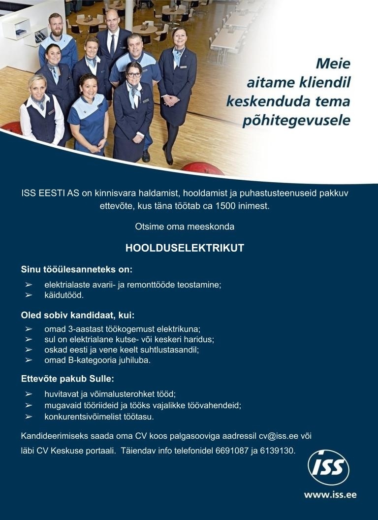 ISS Eesti AS Hoolduselektrik