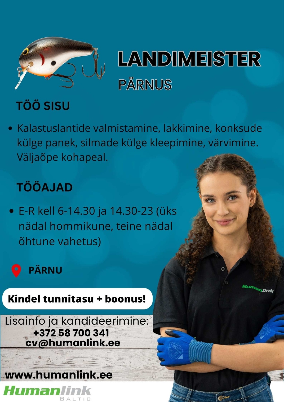 Humanlink Estonia OÜ Landimeister Pärnus