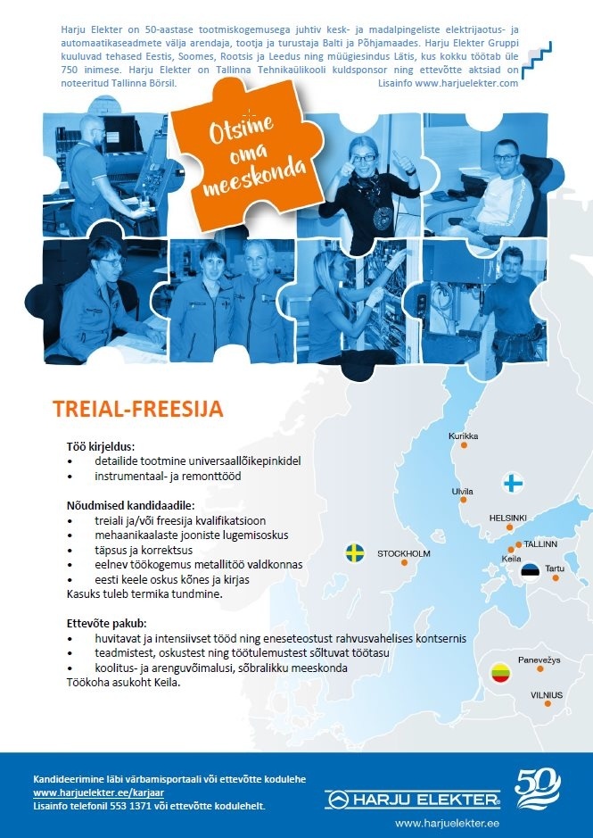 AS Harju Elekter Teletehnika Treial-freesija