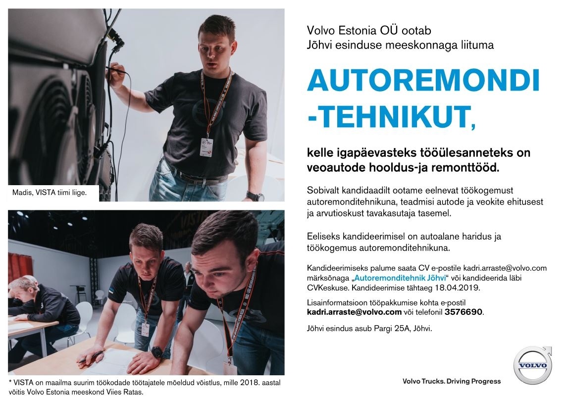 Volvo Estonia OÜ Autoremonditehnik