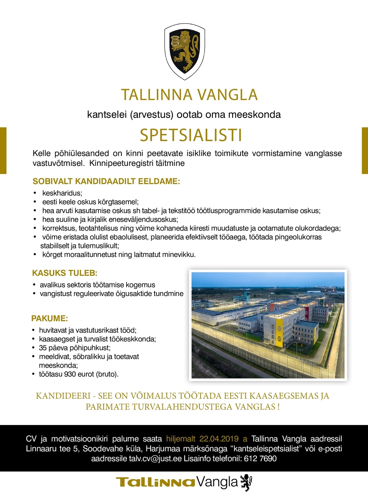 Tallinna Vangla Spetsialist