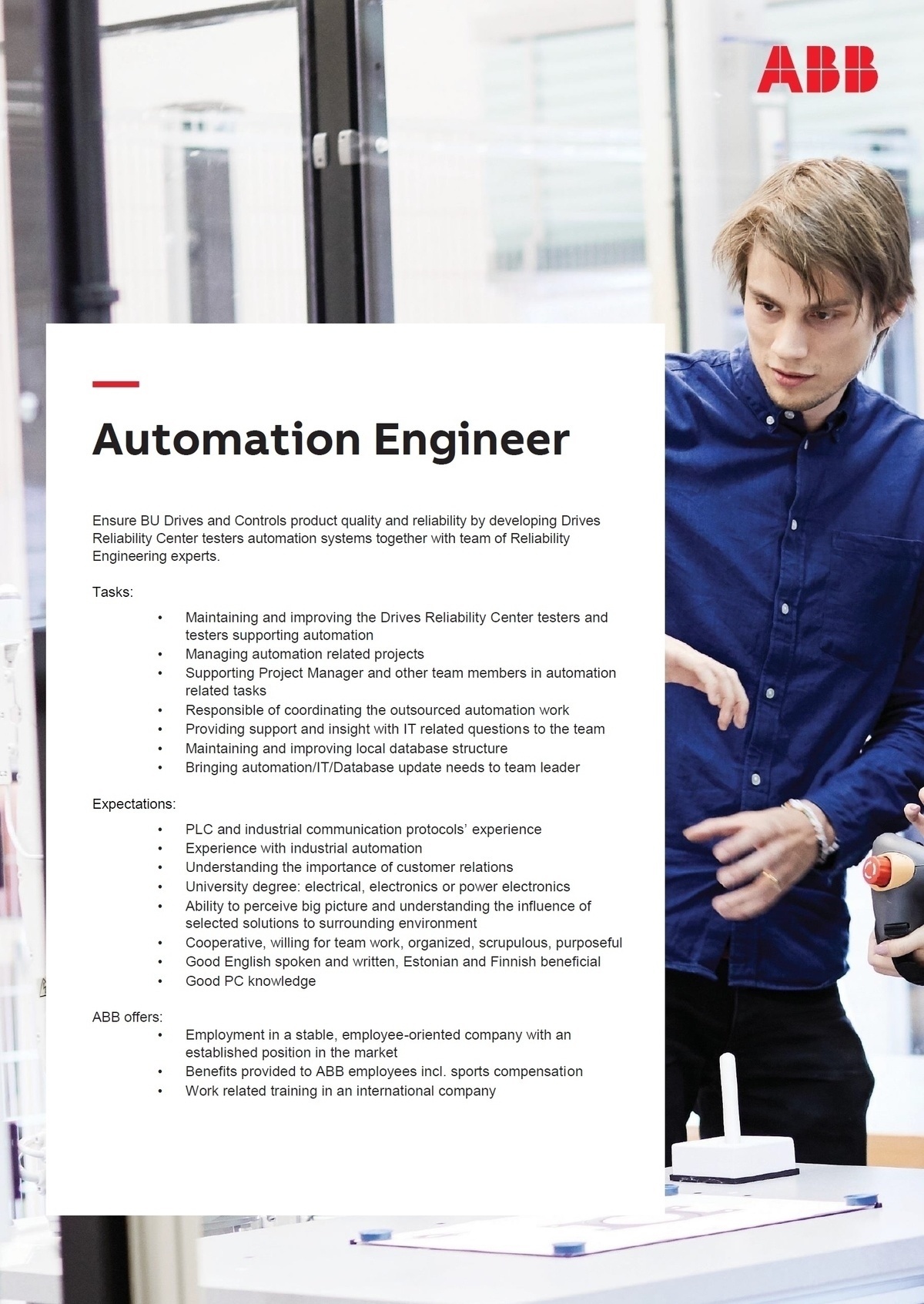 ABB AS Automation Engineer