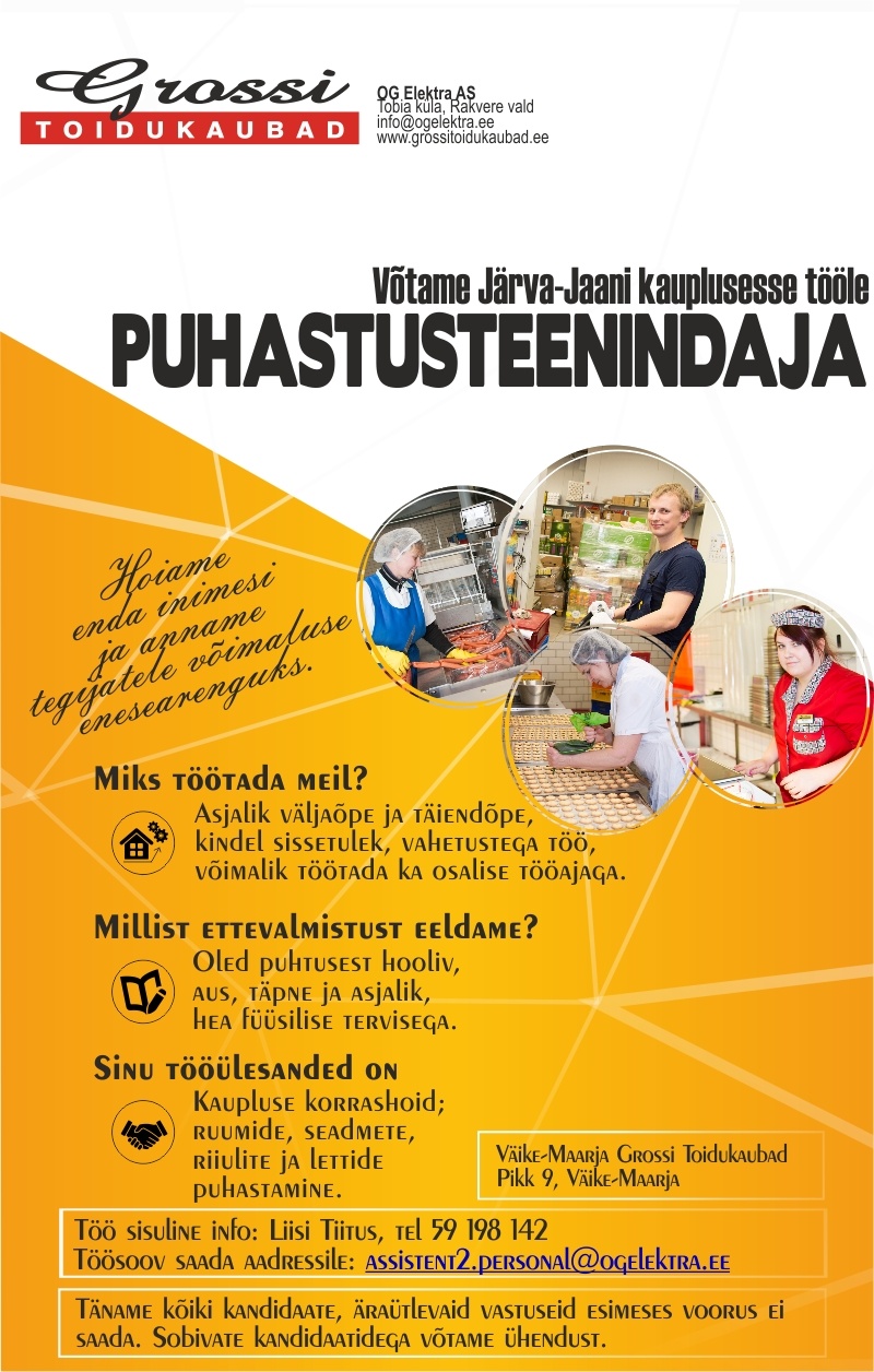 OG Elektra AS Puhastusteenindaja (Järva-Jaani)