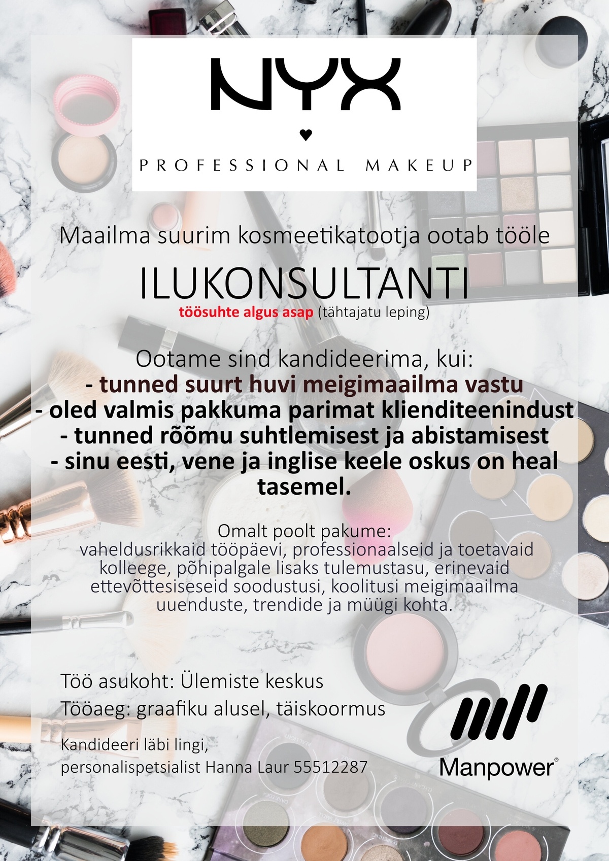 Manpower OÜ Ilukonsultant