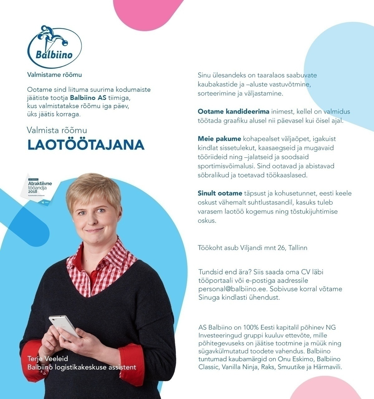 Balbiino AS Laotöötaja