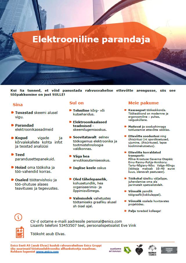 Enics Estonia Elektooniline parandaja