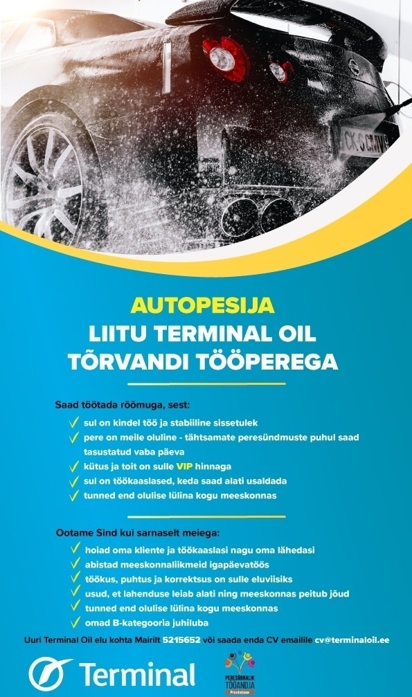 Tartu Terminal AS Autopesija