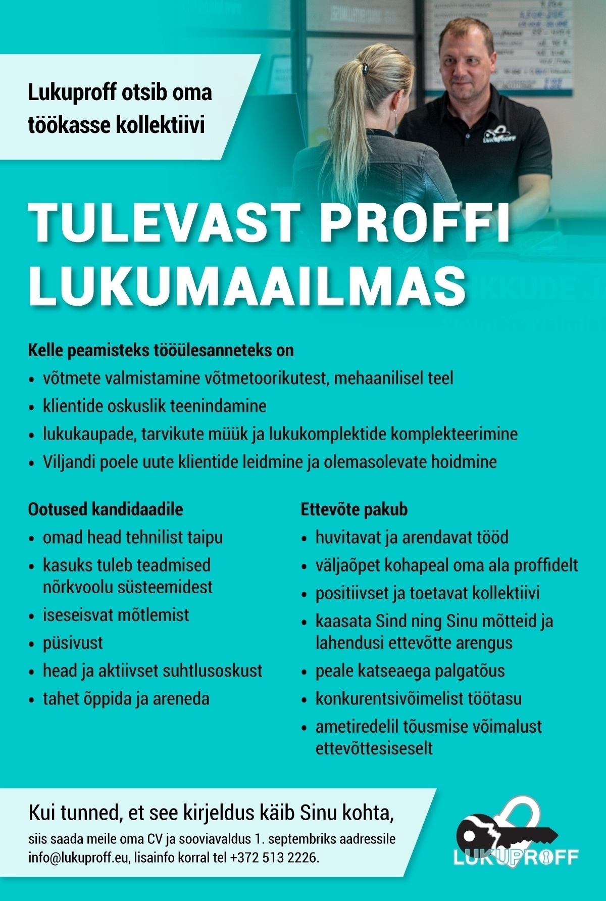 Lukuproff OÜ LUKUSSEPP/ MÜÜGISPETSIALIST