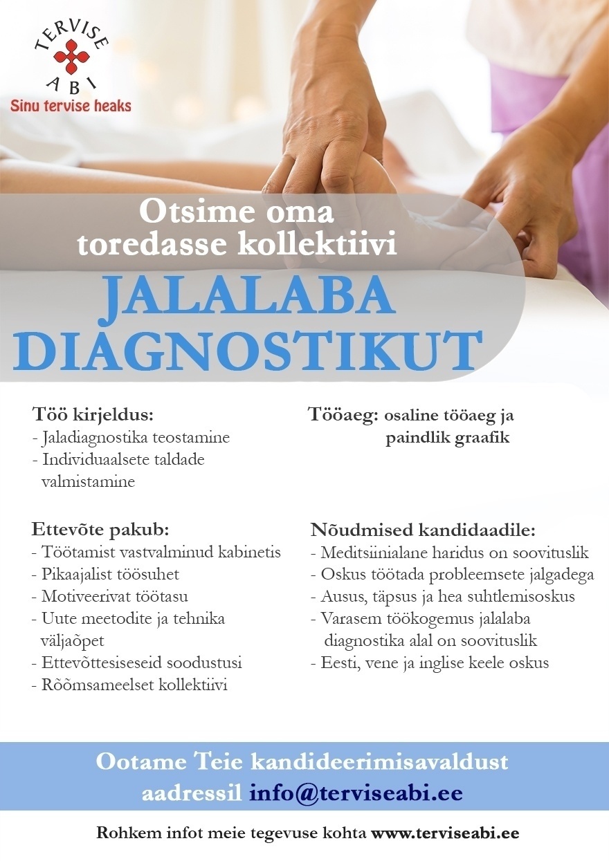 Tervise Abi OÜ Jalalaba diagnostik