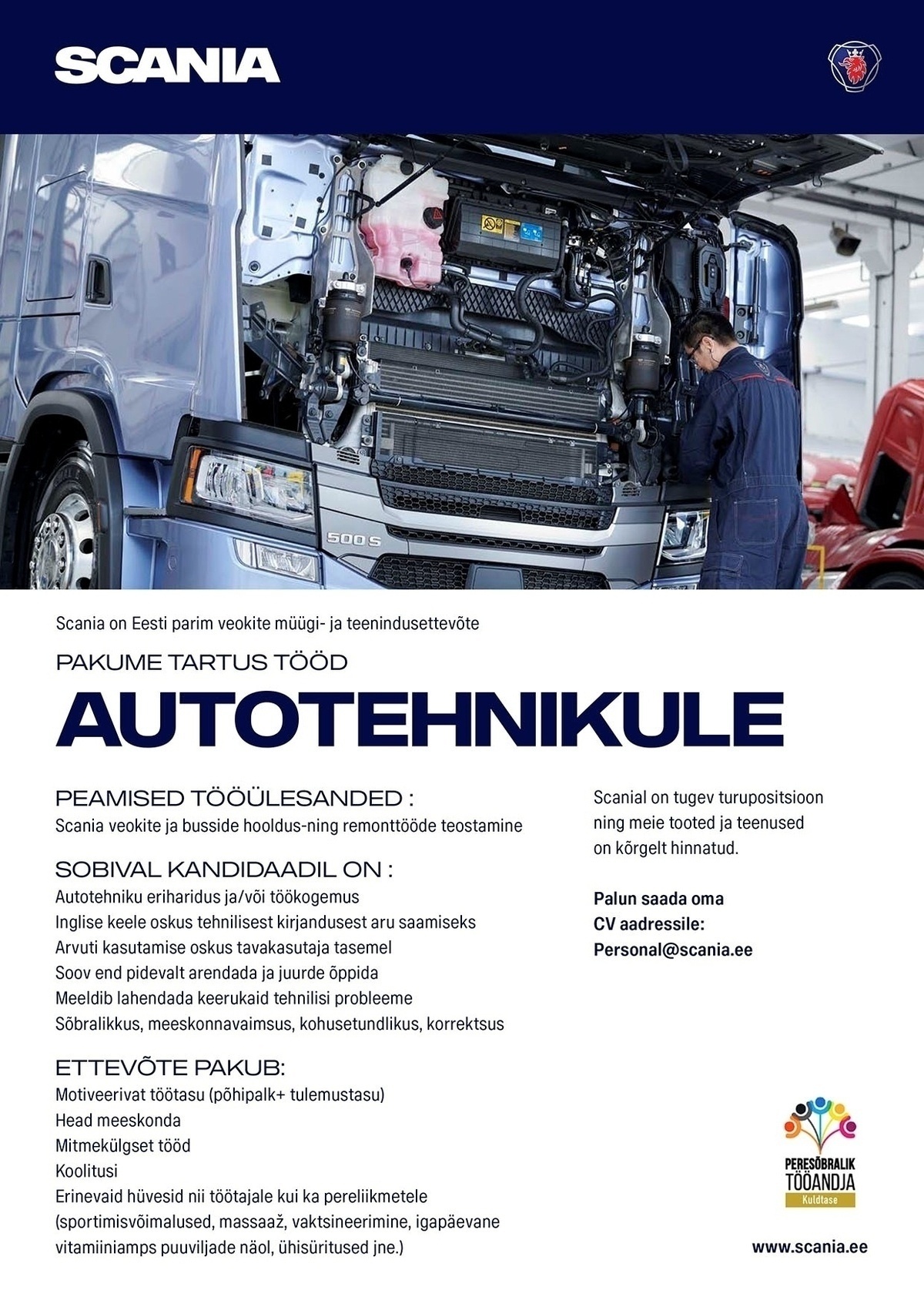 Scania Eesti AS Autotehnik