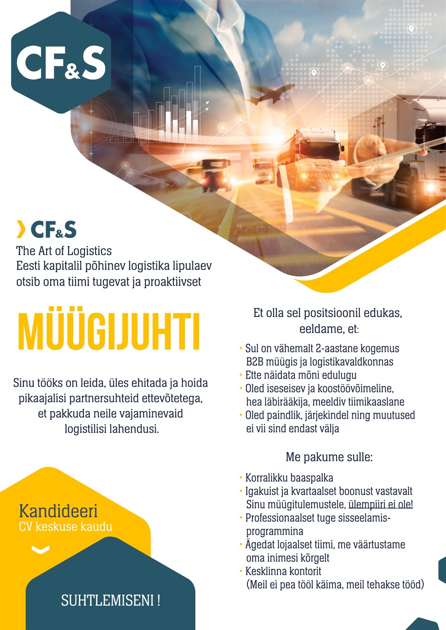 CF&S MÜÜGIJUHT CF&S