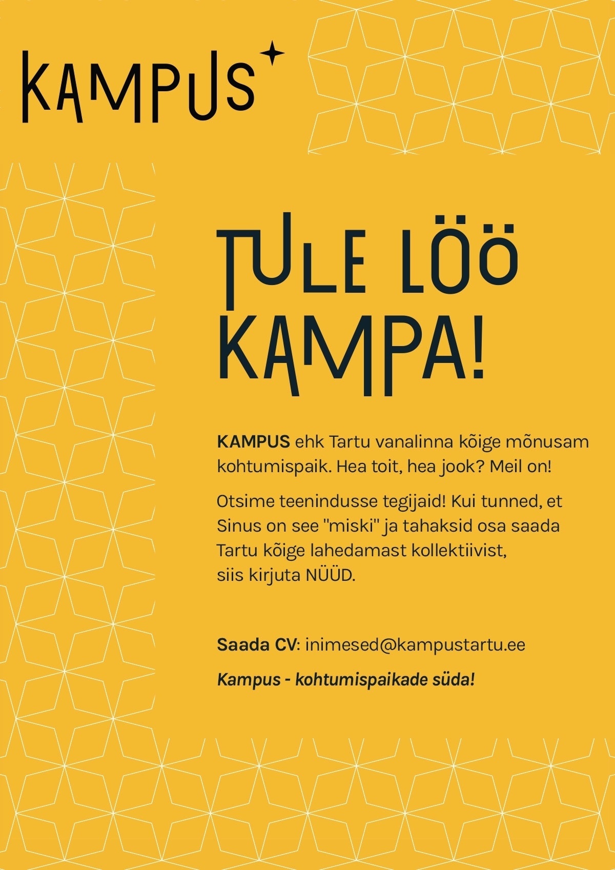 Kampus OÜ Klienditeenindaja