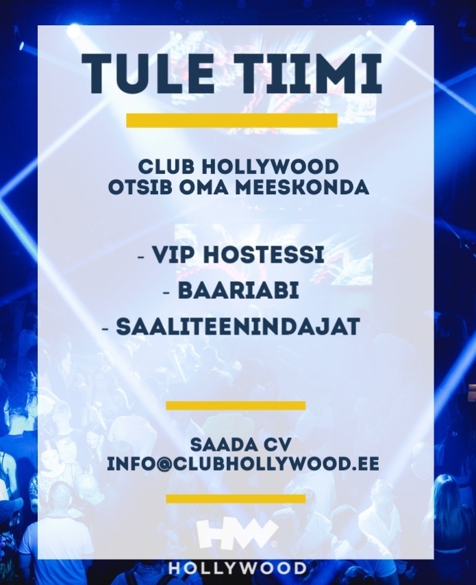 Club Hollywood OÜ Teenindaja