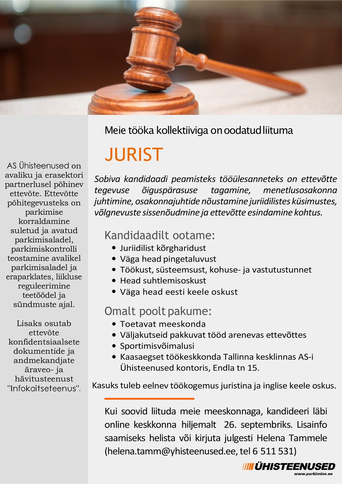 ÜHISTEENUSED AS Jurist