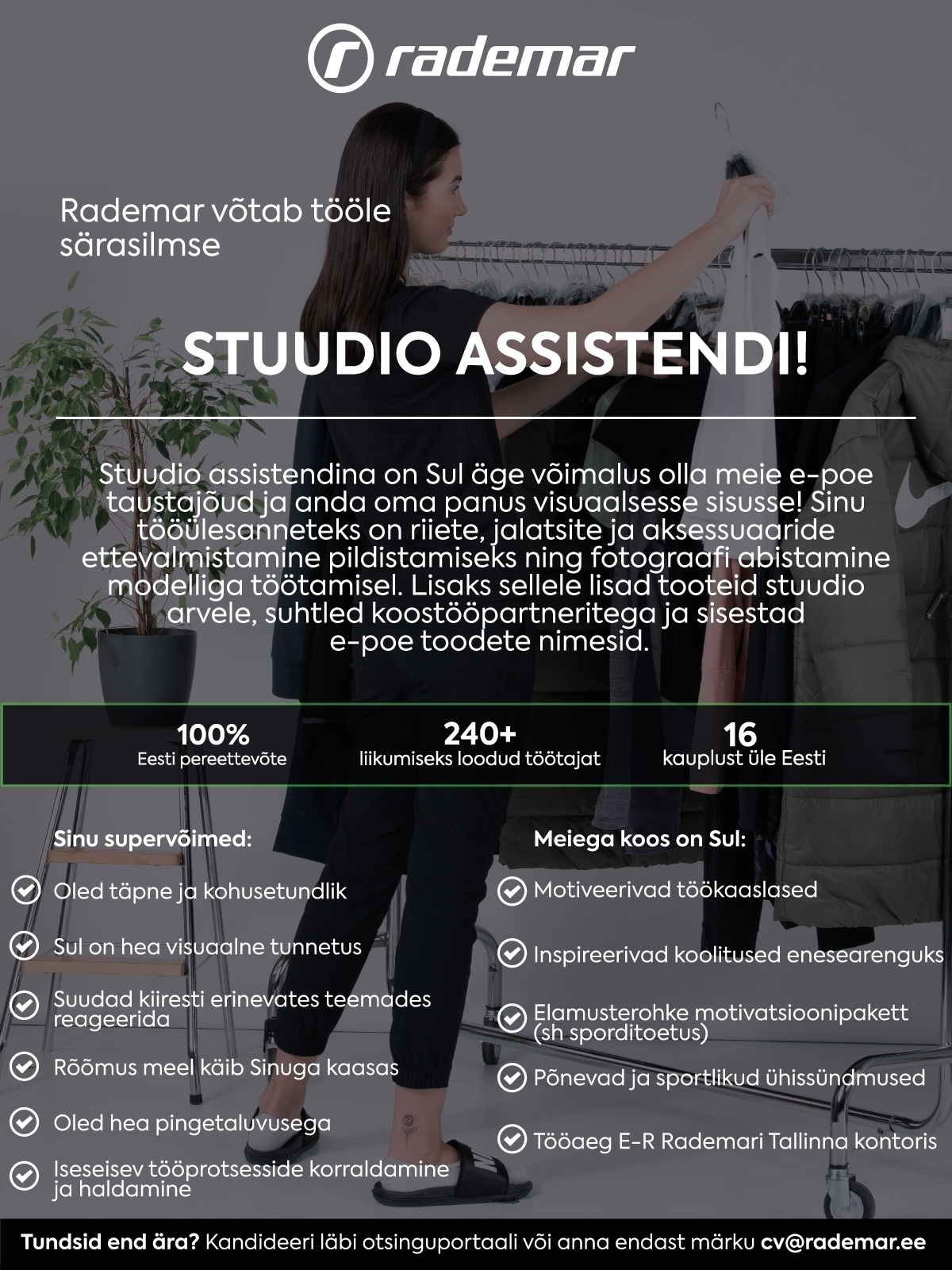 Rademar OÜ Stuudio assistent