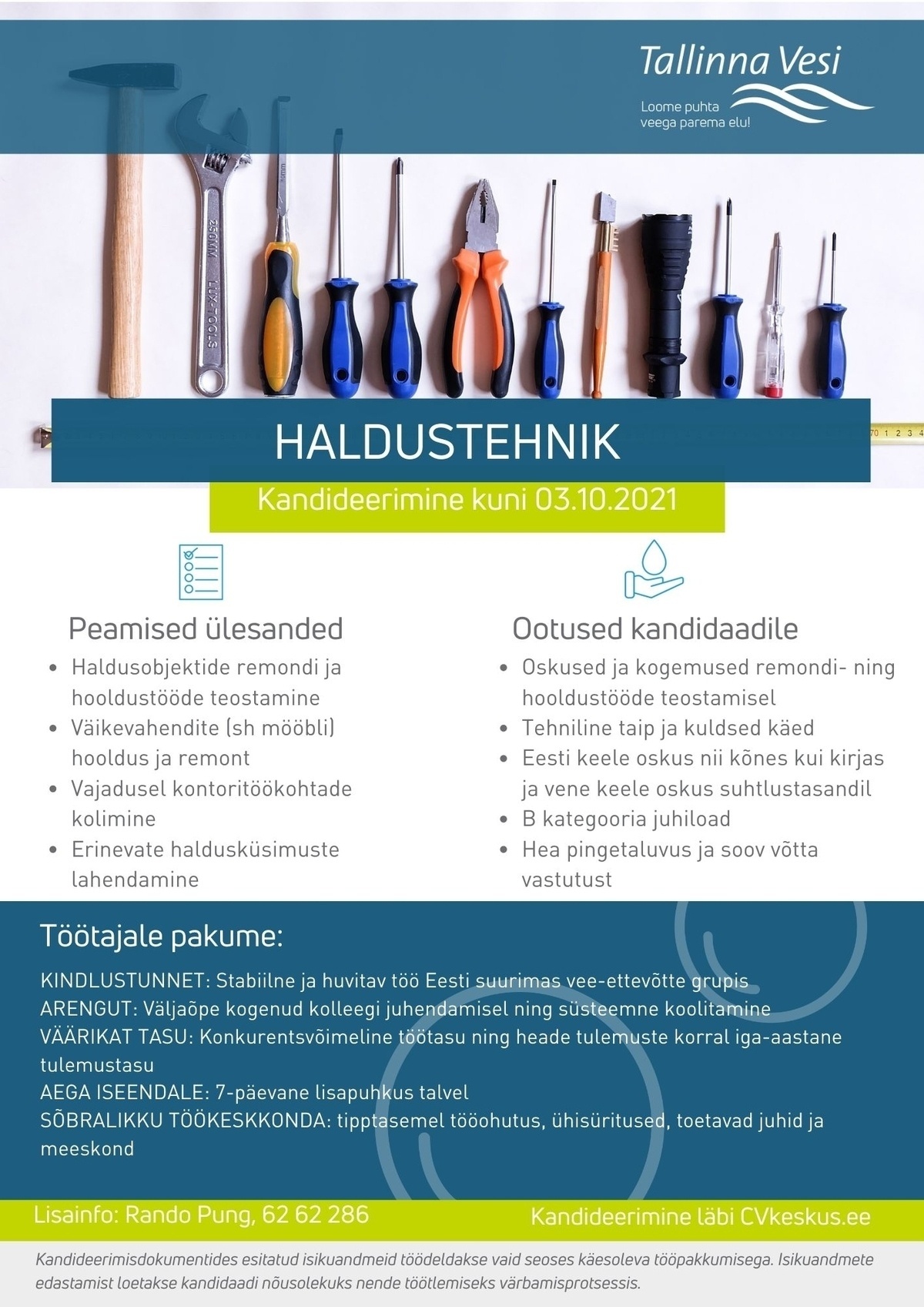 Tallinna Vesi AS Haldustehnik