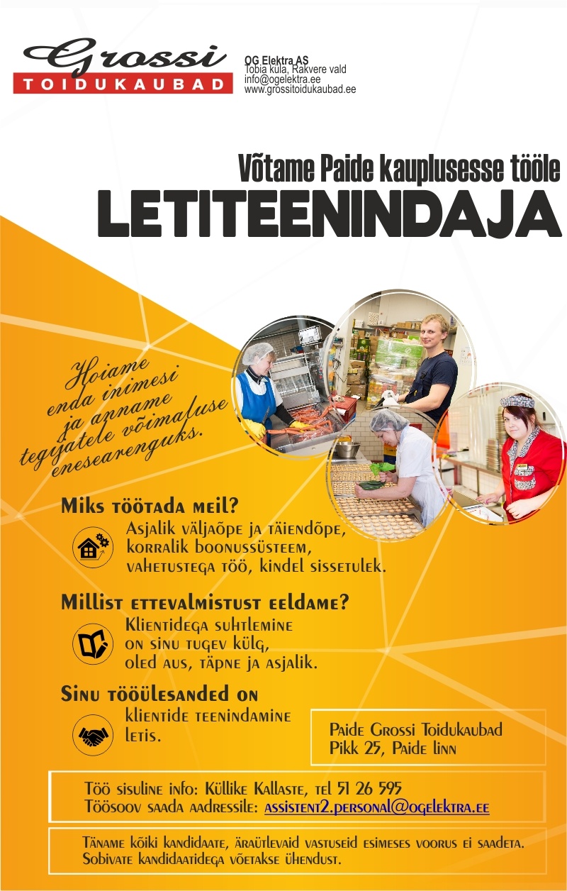 OG Elektra AS Letiteenindaja (Paide)