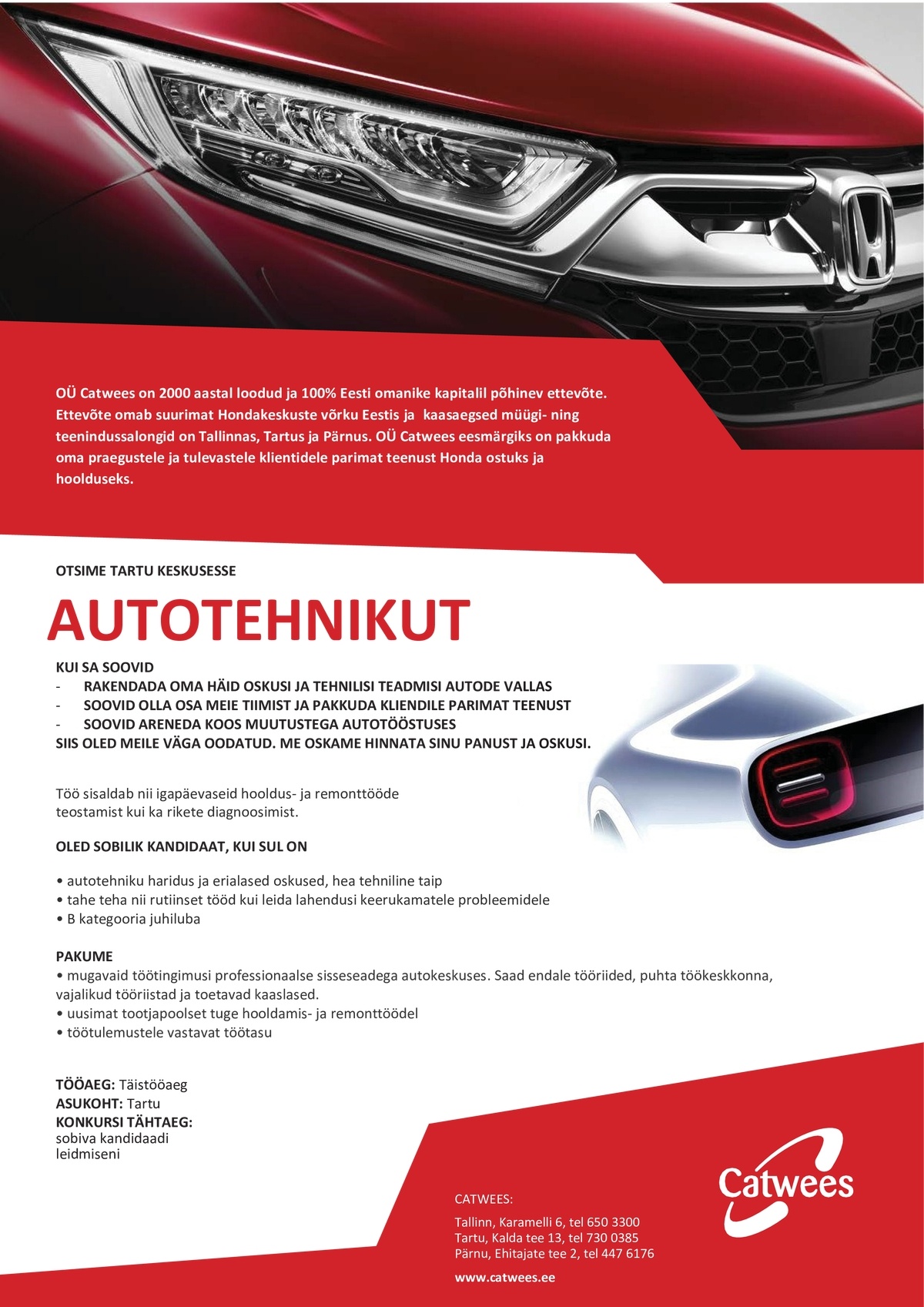 Catwees OÜ Autotehnik