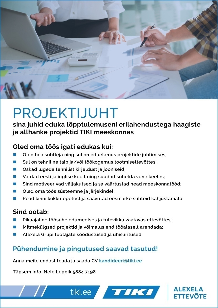 Bestnet AS Projektijuht