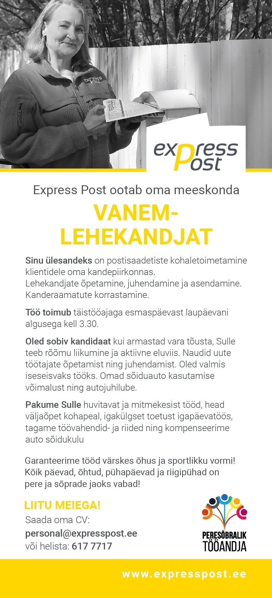 Express Post AS Vanemlehekandja Harjumaal