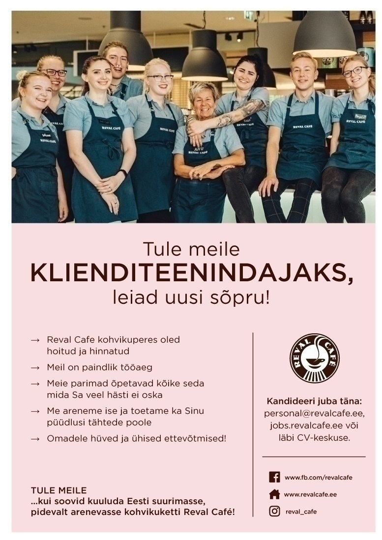 Reval Café Klienditeenindaja