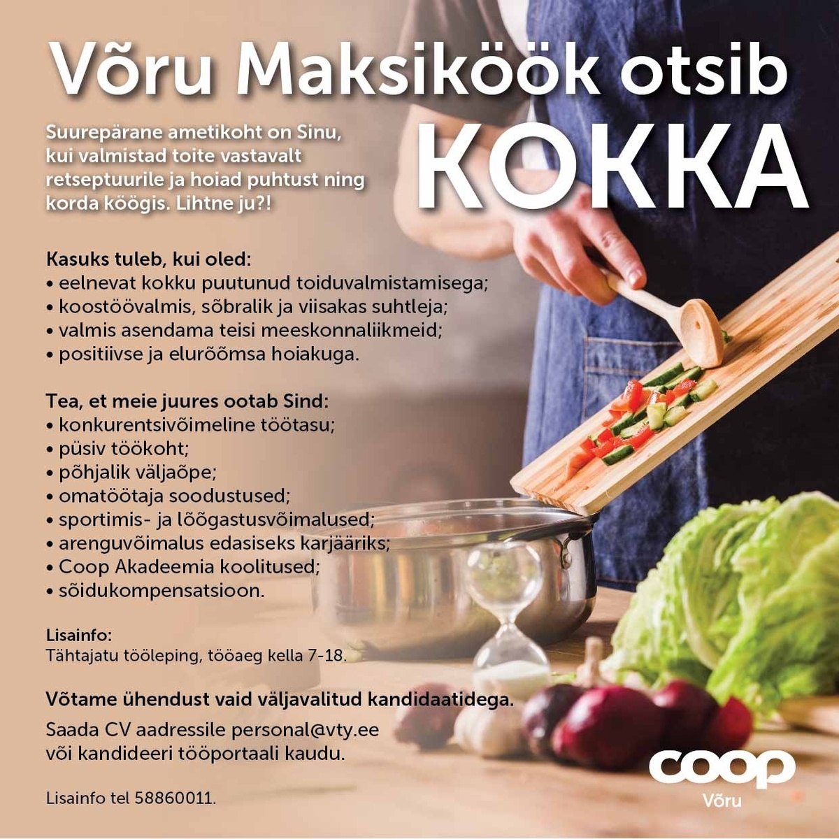 Coop Eesti Keskühistu Kokk (Võru Maksiköök)