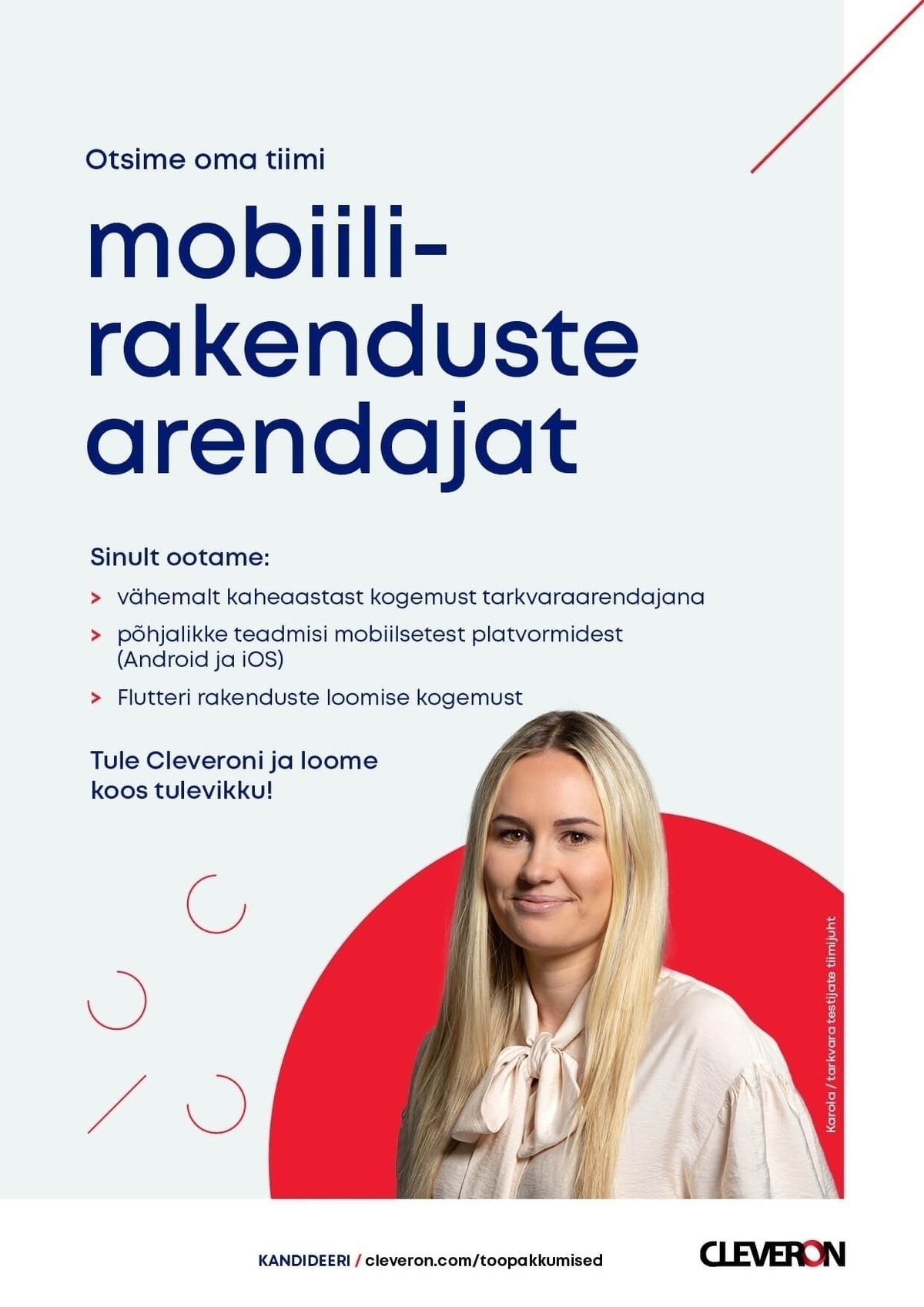 CLEVERON AS Mobiilirakenduste arendaja