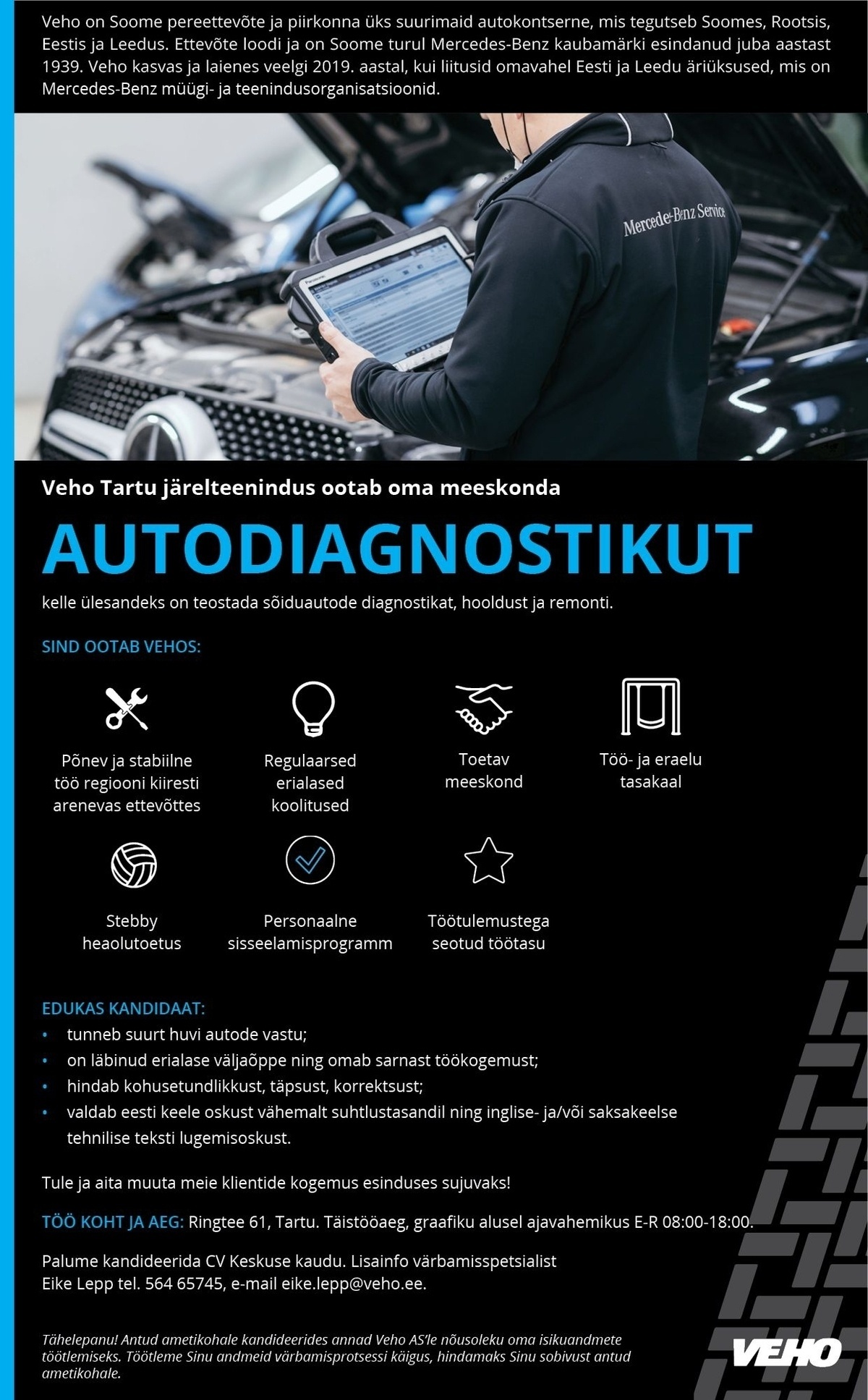 VEHO AS Autodiagnostik (Tartu)