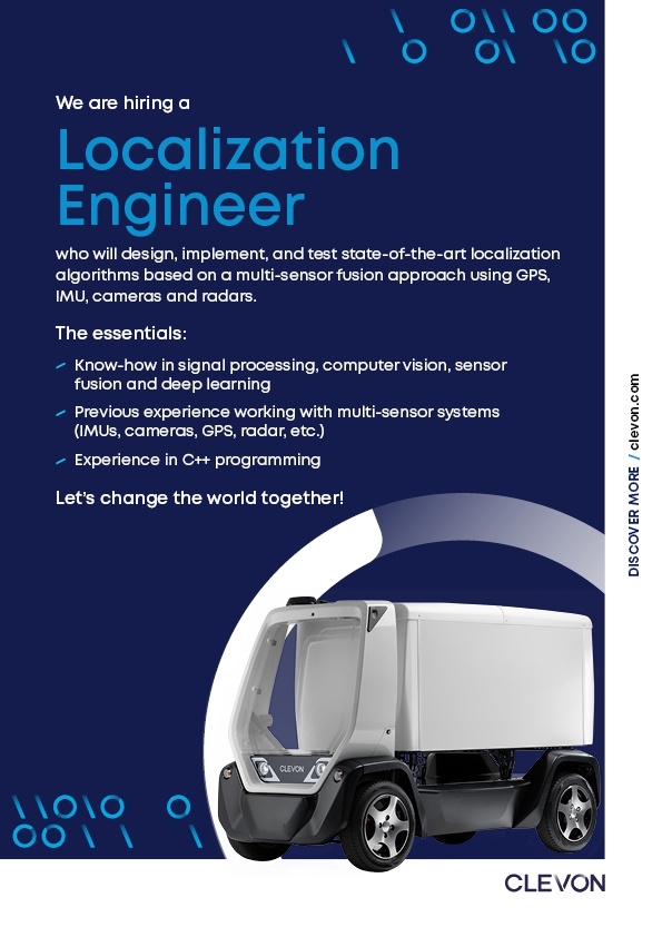 Cleveron Mobility AS Localization Engineer