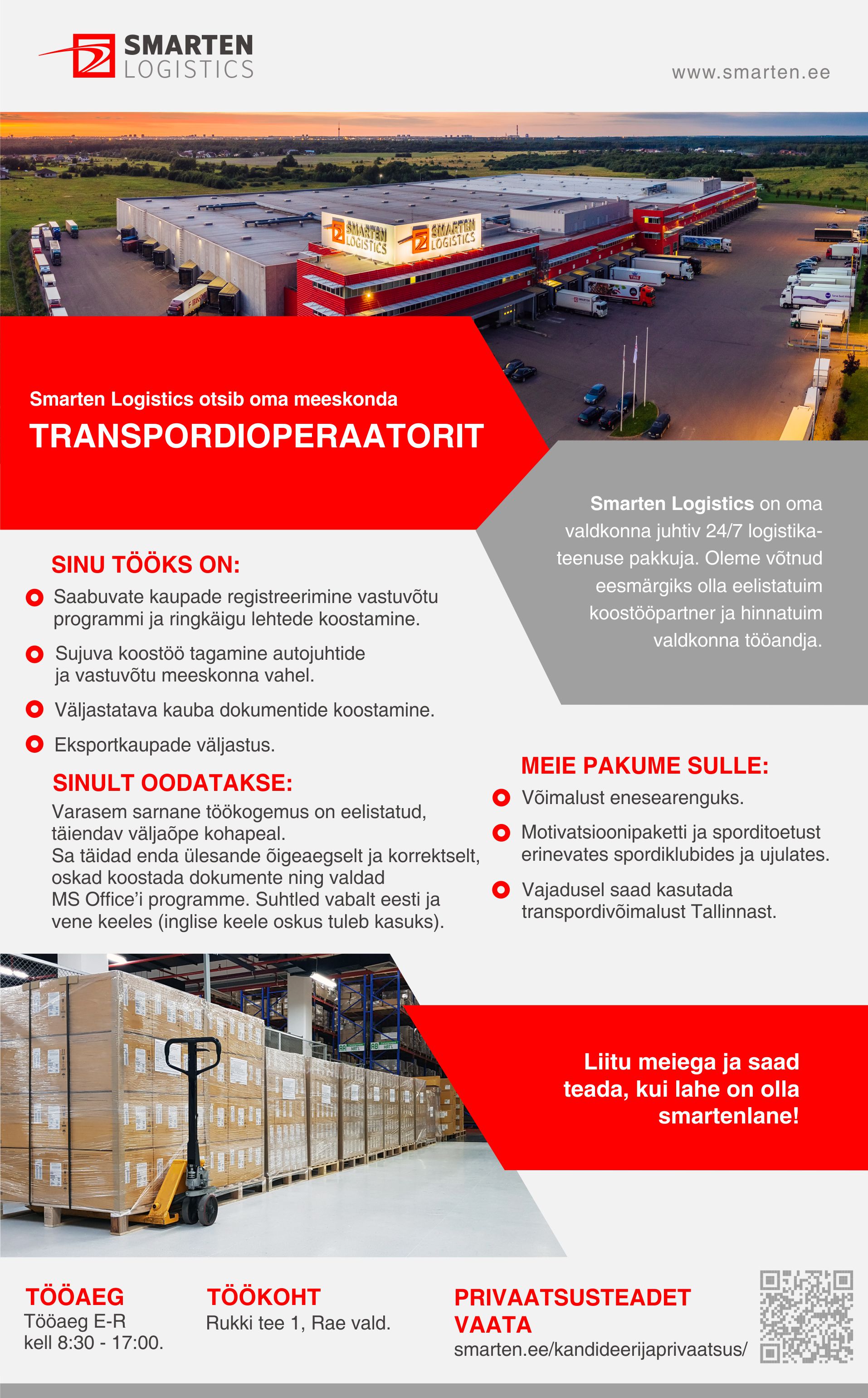 AS Smarten Logistics Transpordioperaator