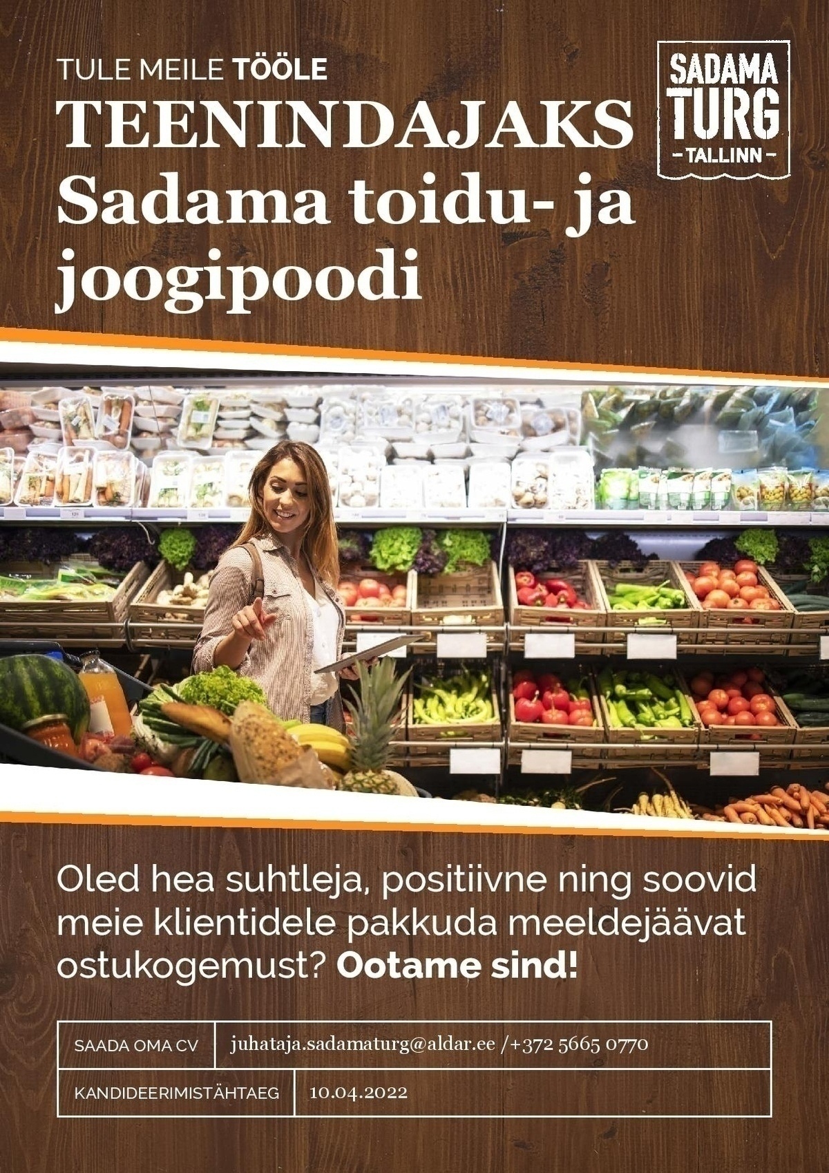 OÜ Aldar Eesti Klienditeenindaja Sadama Turu toidu- ja joogipoodi