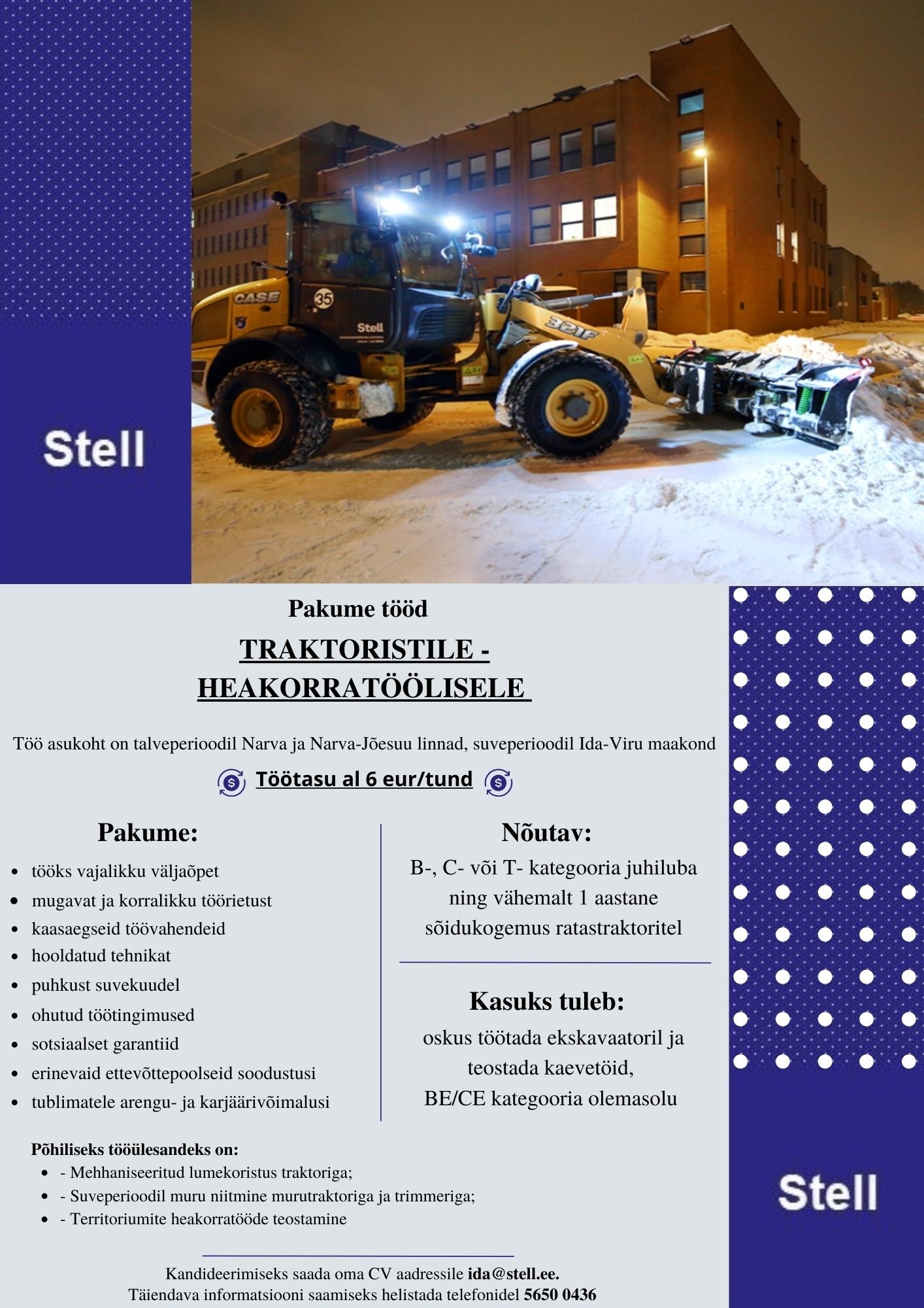 Stell Eesti AS Traktorist