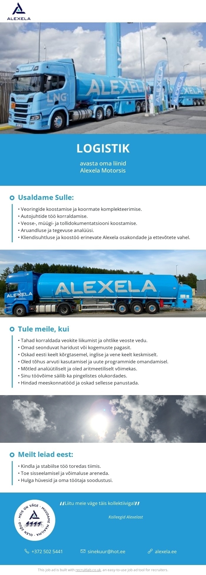 Alexela Motors AS LOGISTIK