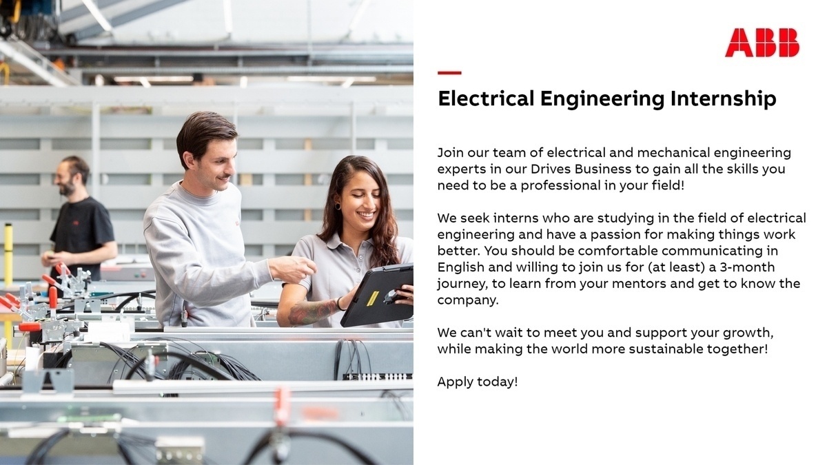 CV Keskus job ad Electrical Engineering Internship, 20230214