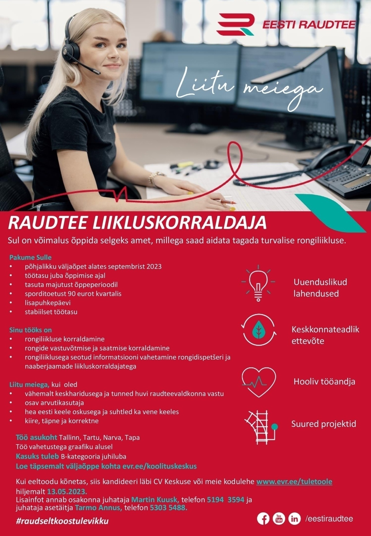 Eesti Raudtee AS RAUDTEE LIIKLUSKORRALDAJA