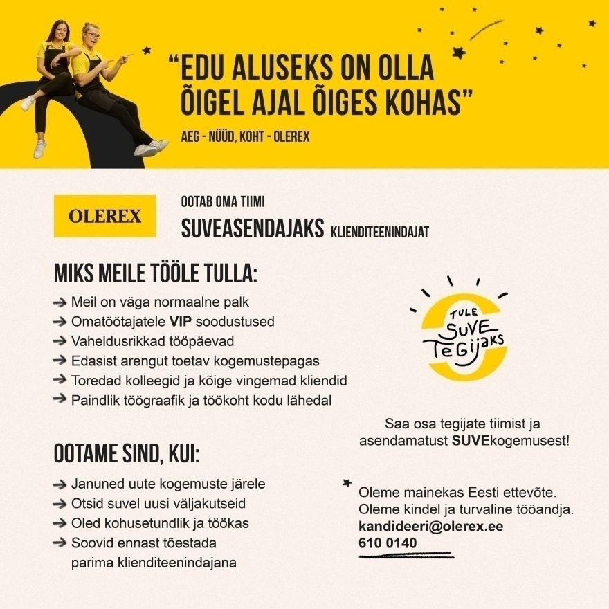 Olerex AS Suveks tööle Suure-Jaani teenindusjaama