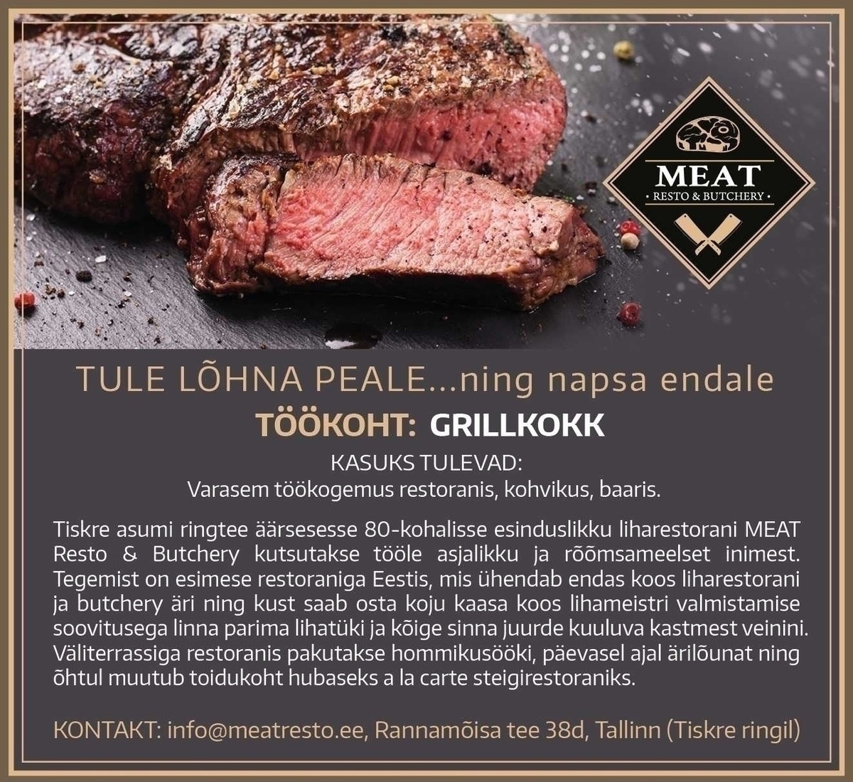 Meat OÜ GRILLKOKK