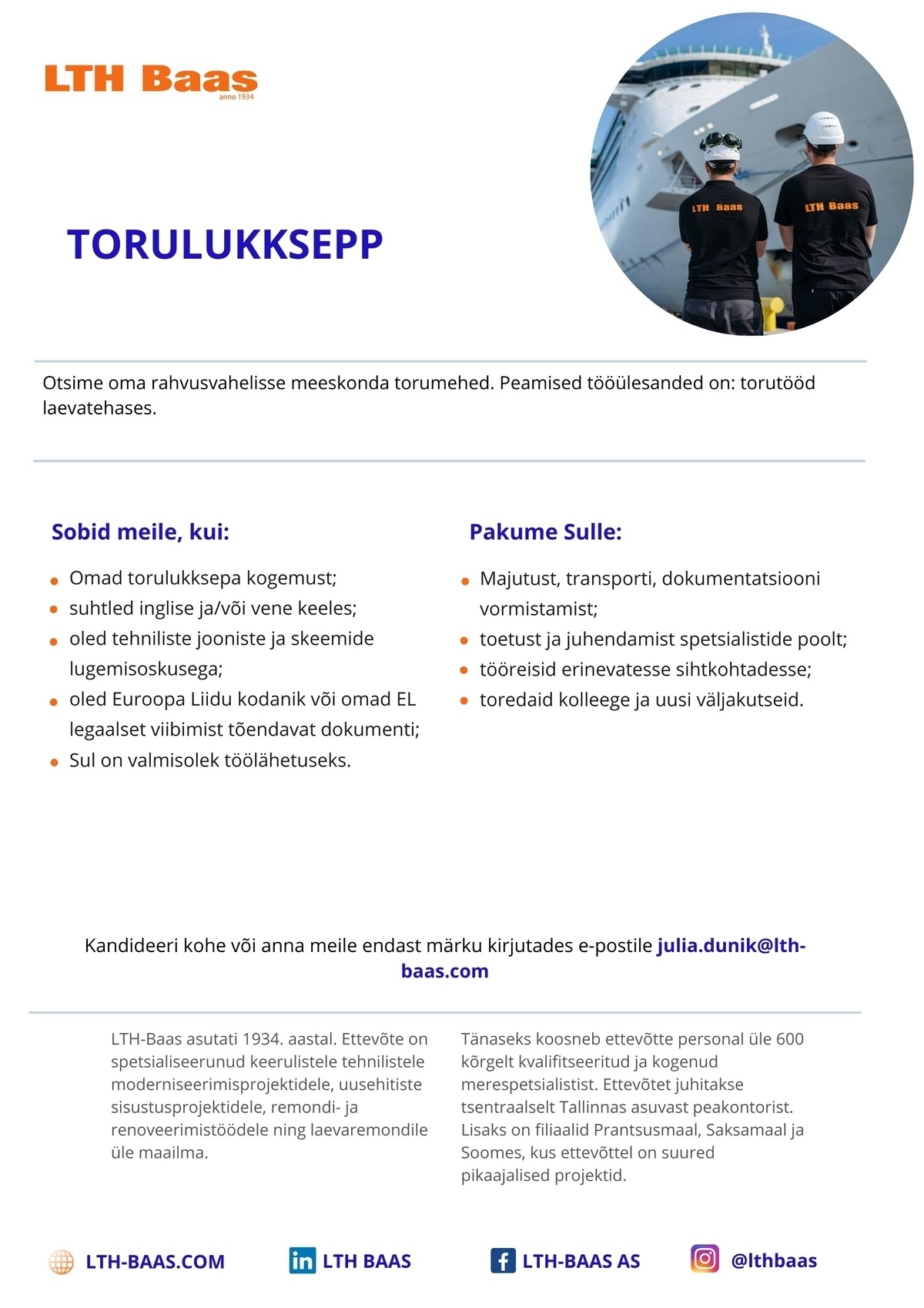 AS LTH-baas Torulukksepp