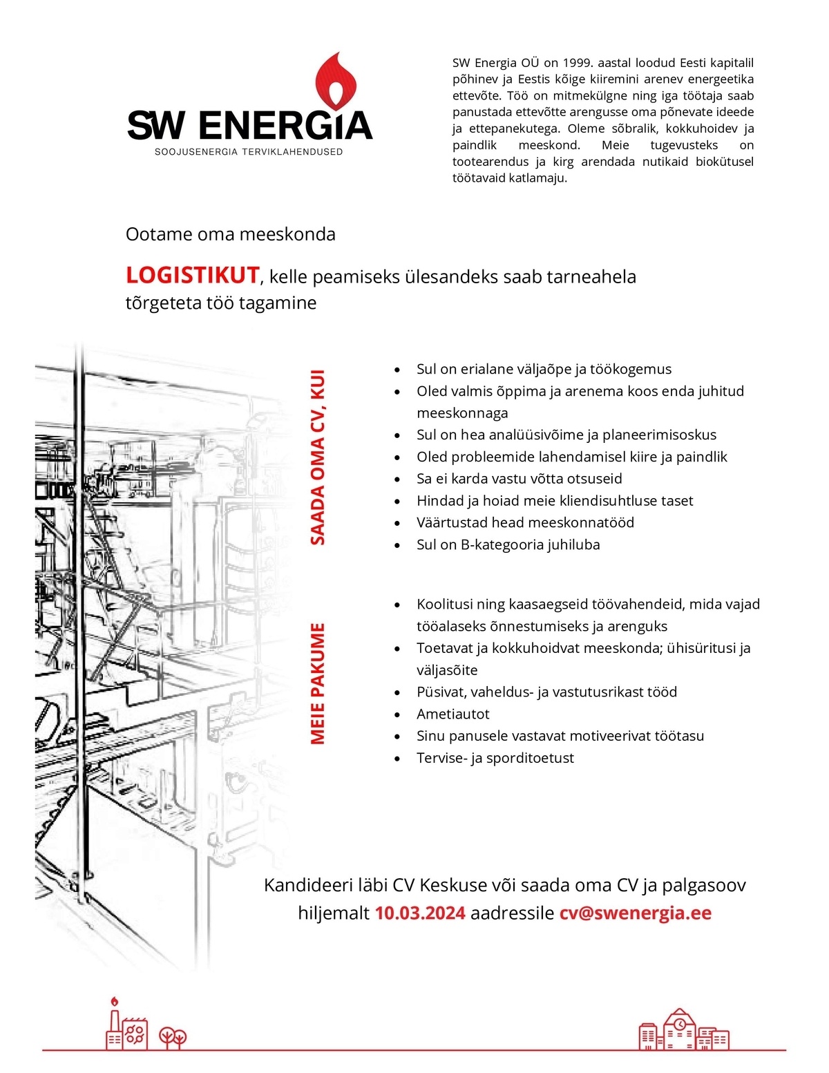 SW Energia OÜ Logistik