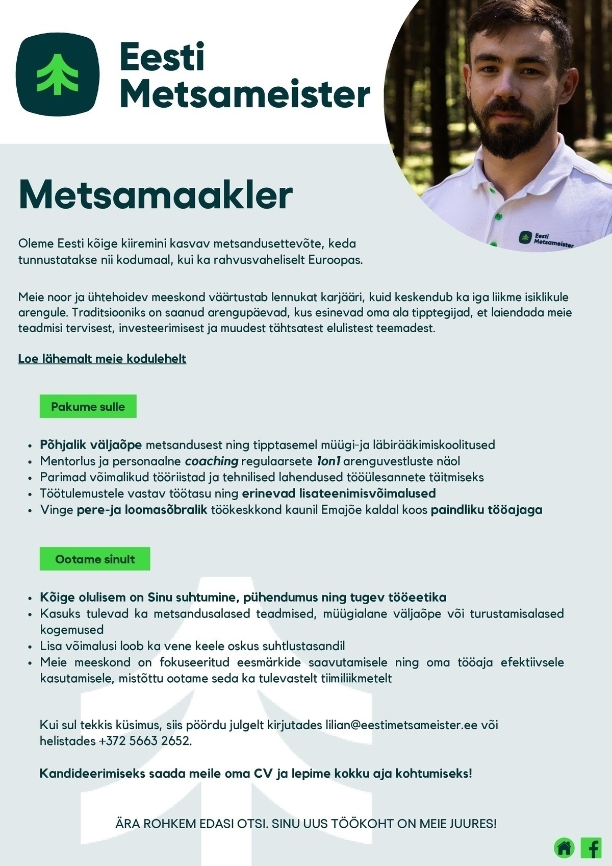 EESTI METSAMEISTER OÜ Metsamaakler