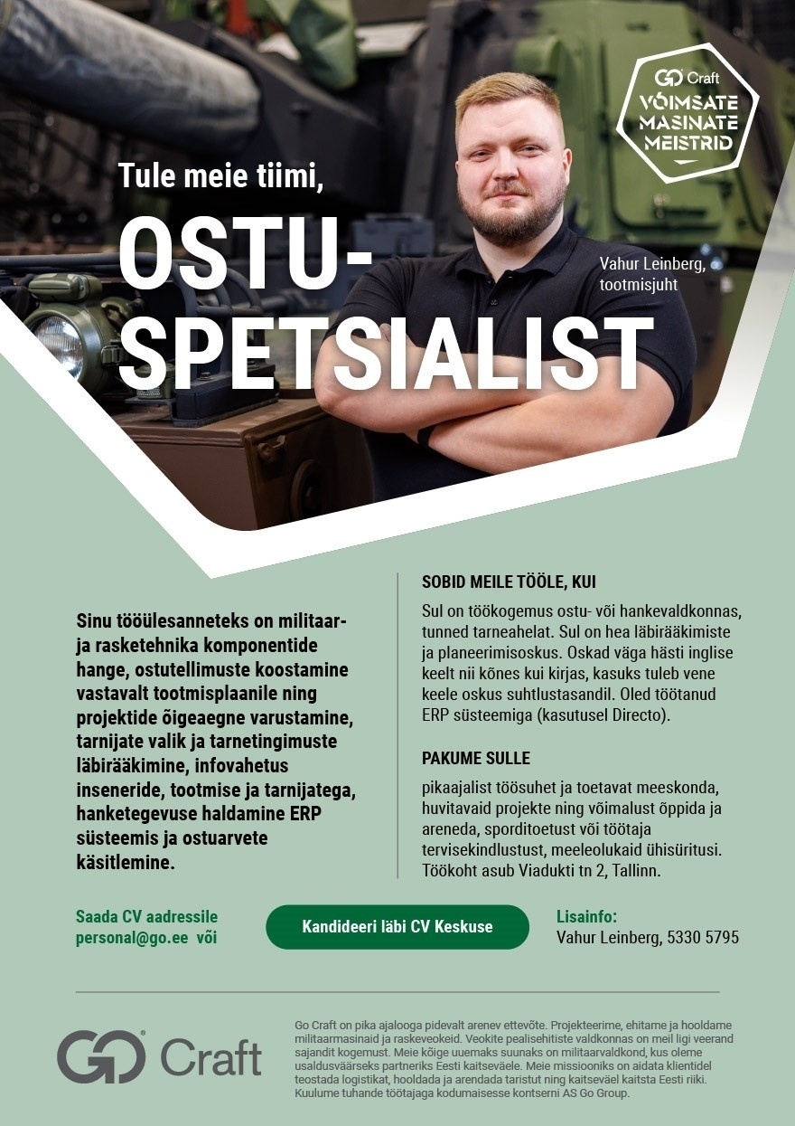 OÜ GoCraft Ostuspetsialist