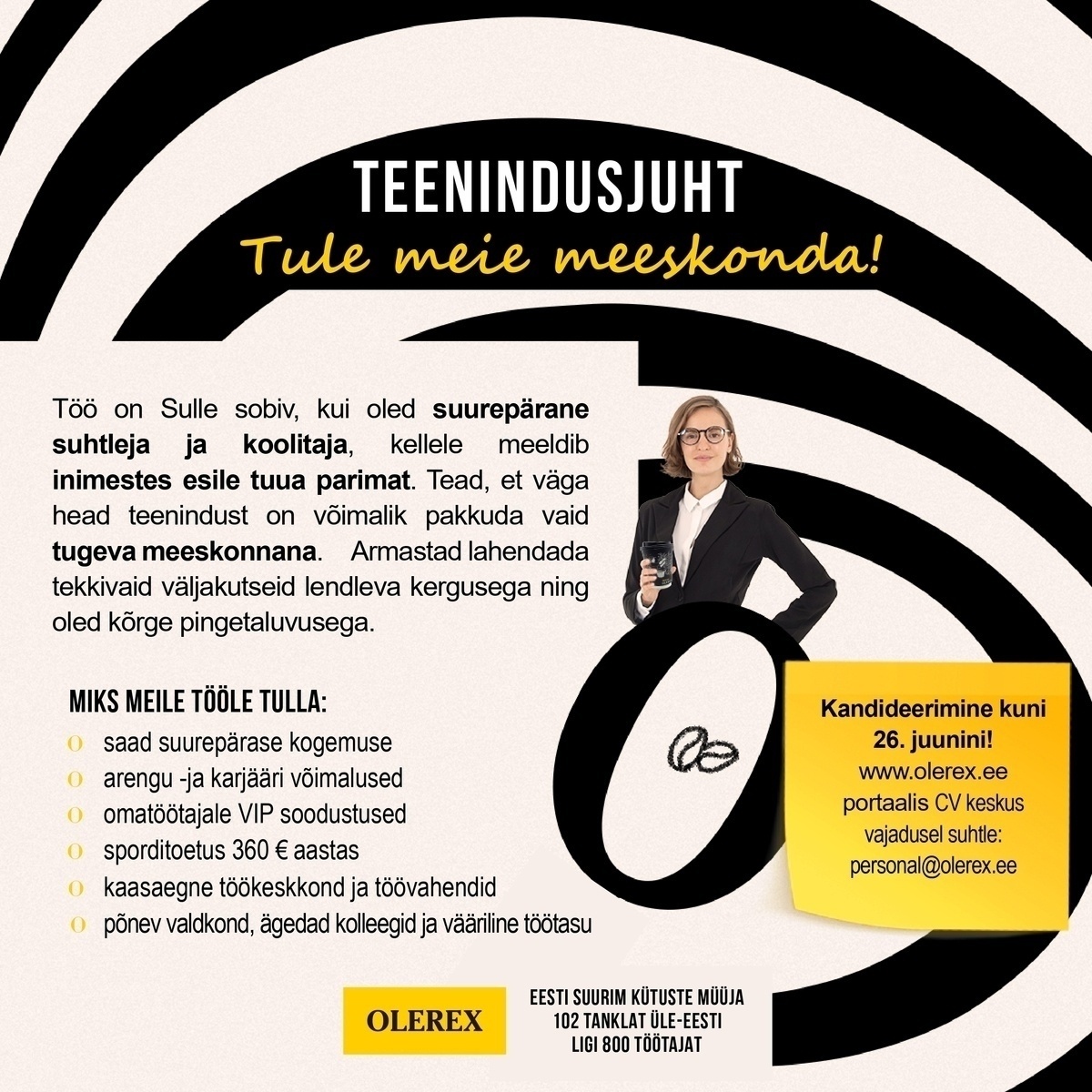 Olerex AS Teenindusjuht