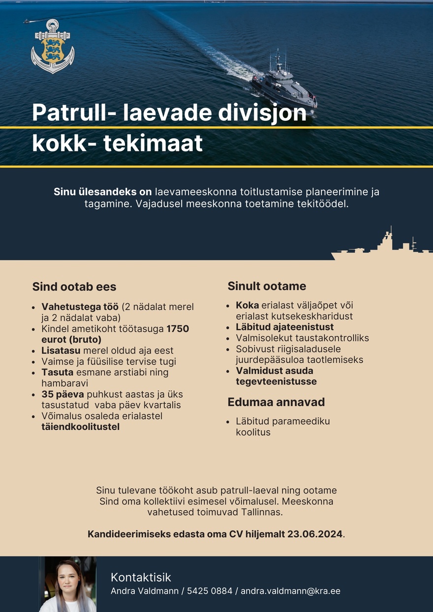 Merevägi Patrull- laevade divisjon kokk-tekimaat