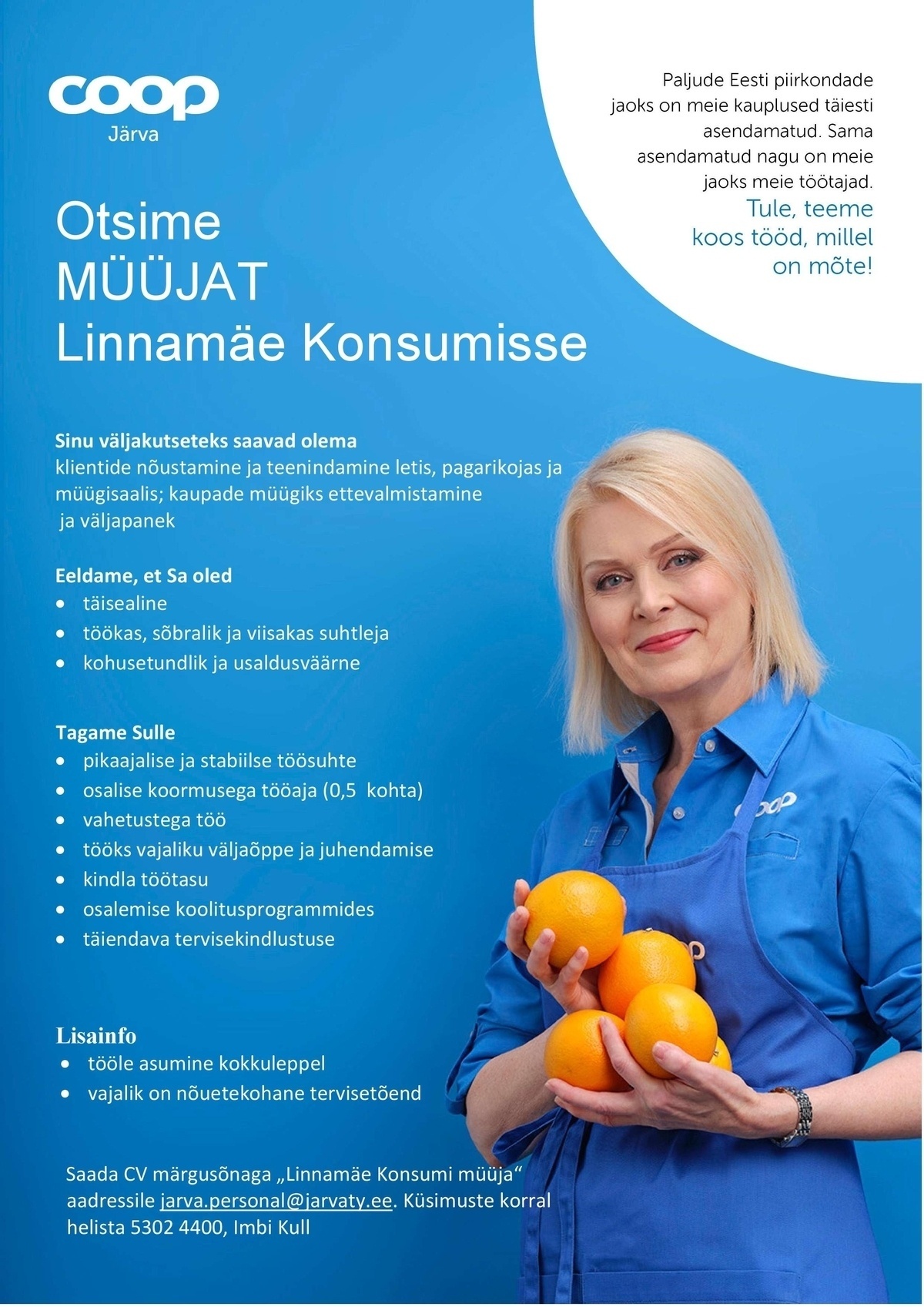 Coop Järva MÜÜJA Linnamäe Konsumisse (Coop Järva)