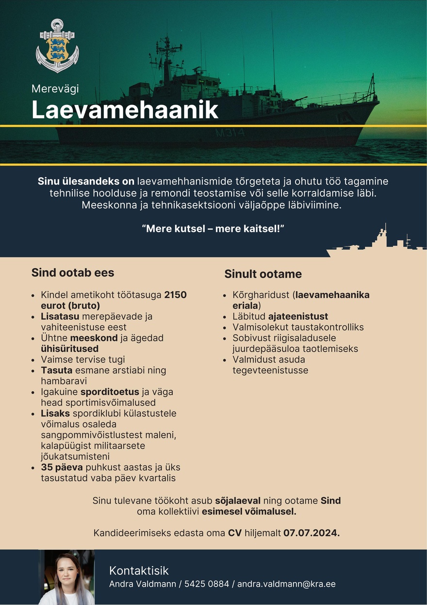 Merevägi Laevamehaanik