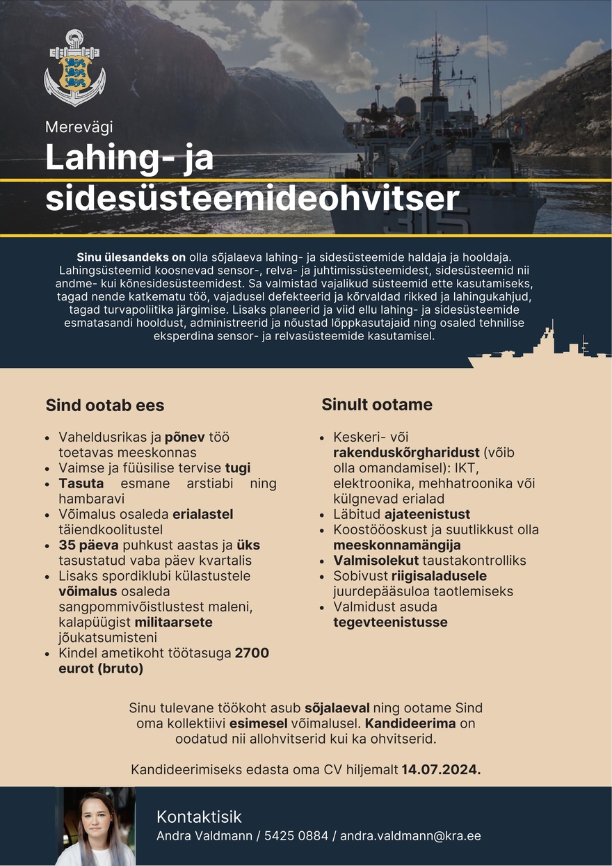 Merevägi Lahing- ja sidesüsteemideohvitser