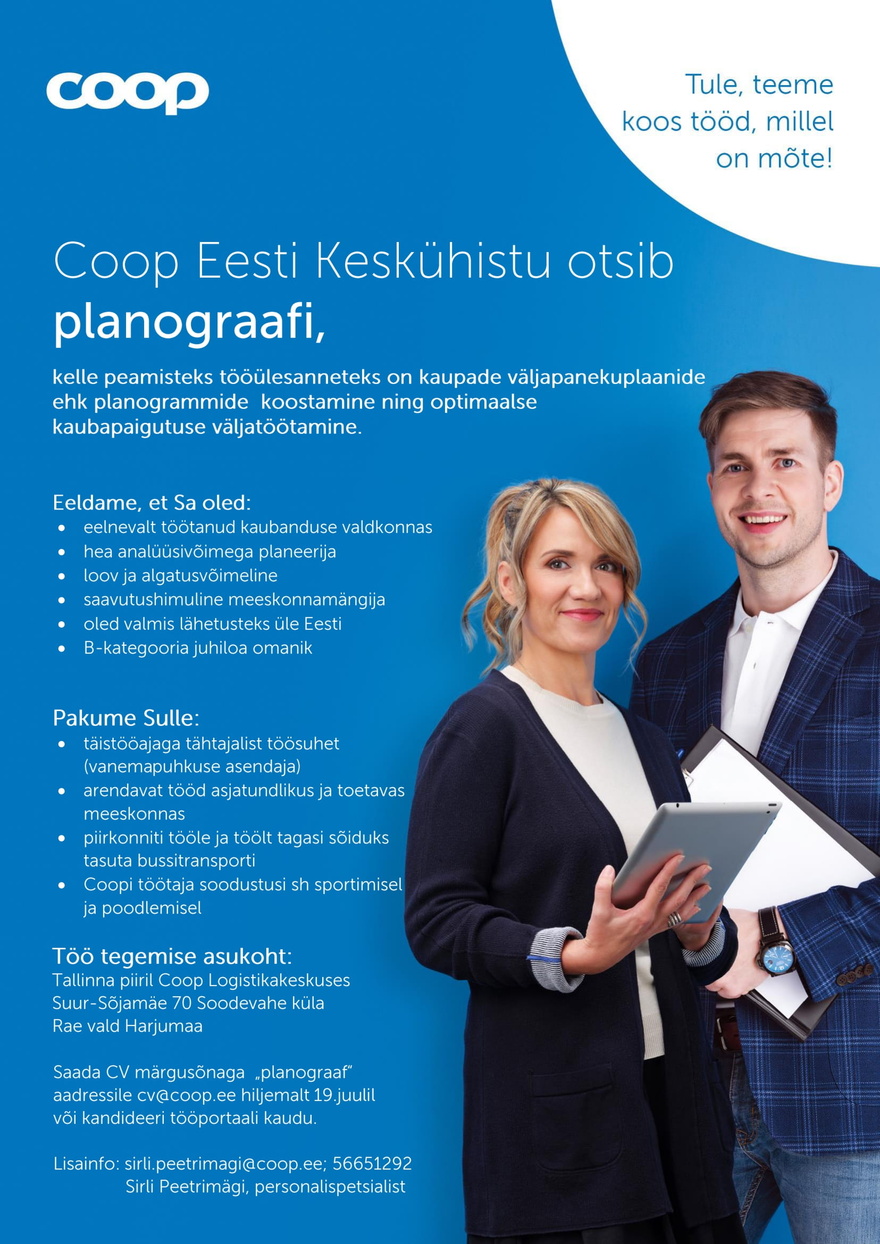 Coop Eesti Keskühistu Planograaf