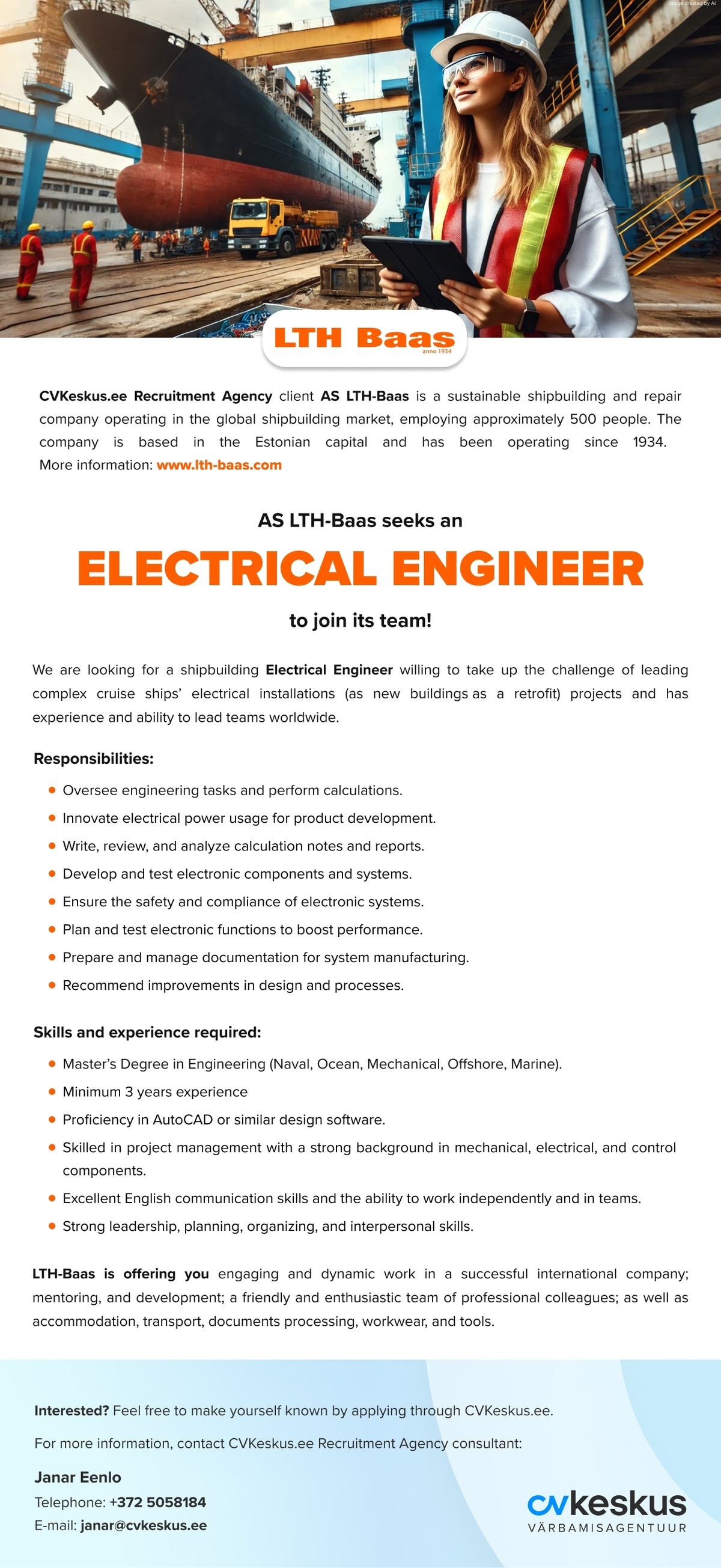 AS LTH-Baas ELECTRICAL ENGINEER