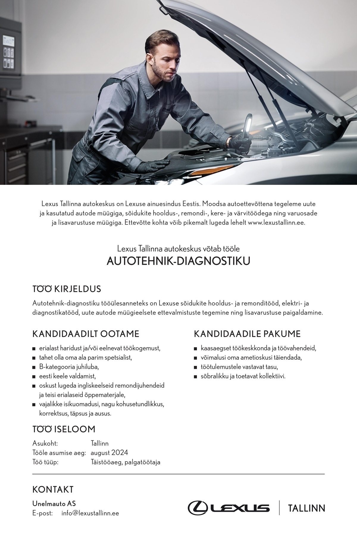 Unelmauto AS AUTOTEHNIK-DIAGNOSTIK