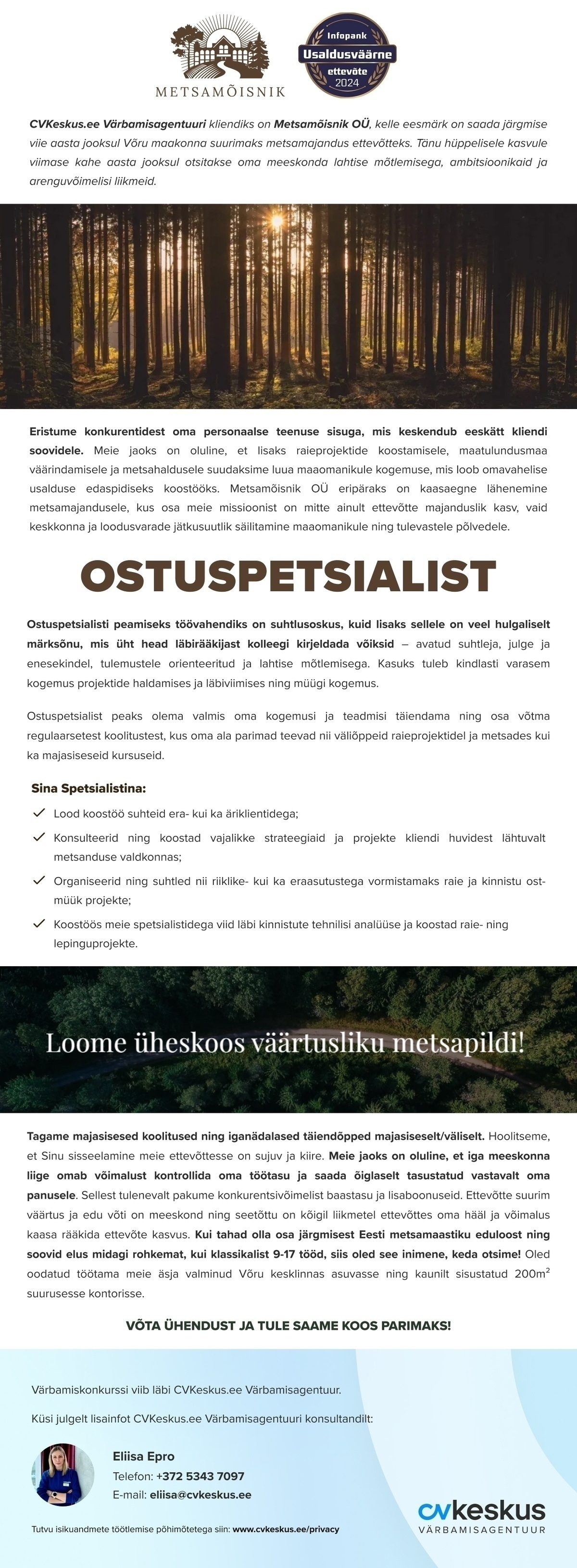 Metsamõisnik OÜ OSTUSPETSIALIST